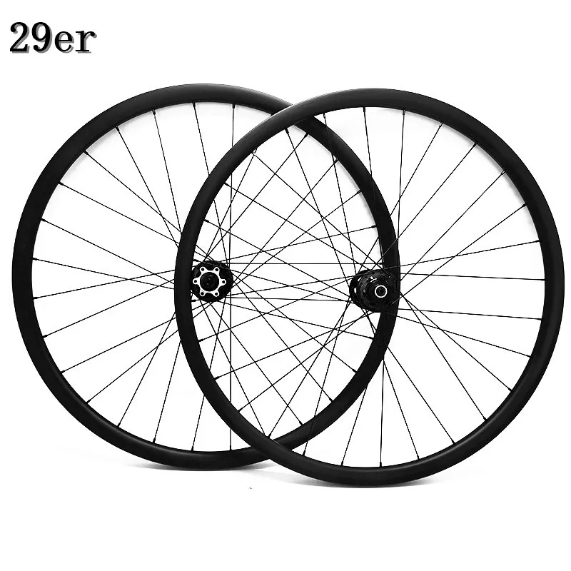 Best Chance for  29er carbon mtb wheels 27.4x23mm Asymmetry tubeless disc wheel FASTace DA201 100x9 135x9 pillar 2.0