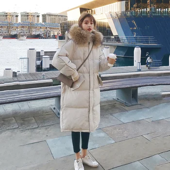 

Europe and America Style Parker Down Jacket Women Winter Clothes Tide Loose Womens Clothing 2020 New Long Jacket Coats