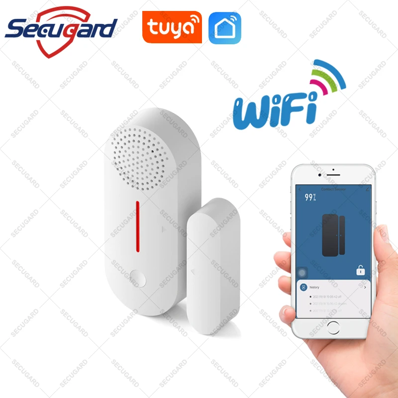 ring alarm pad WiFi Door Sensor Tuya Sound Alarm Smart Life APP Remote Control Timing Disarm Arm Window Home Security Alarm Support Alexa touch screen keypad for alarm system