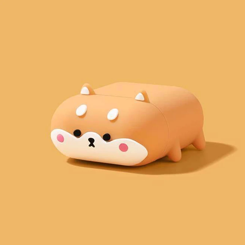 Милый мягкий силиконовый чехол для Airpods 1/2 Kawaii аксессуары беспроводных наушников