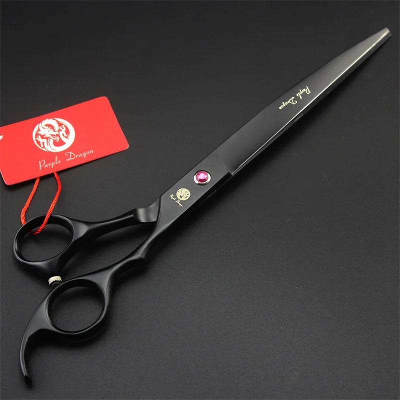 8.0 inch Professional 440C Pet Scissors for dog grooming Straight Scissors & Curved Shear & thinning scissors 4 PCS+ Case+comb (3)