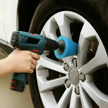 

Auto Car Wheel Corner Polish Foam Buffing Polishing Cone Sponge Ball Pads Tool Polish Buffing Shank Polishing Pad