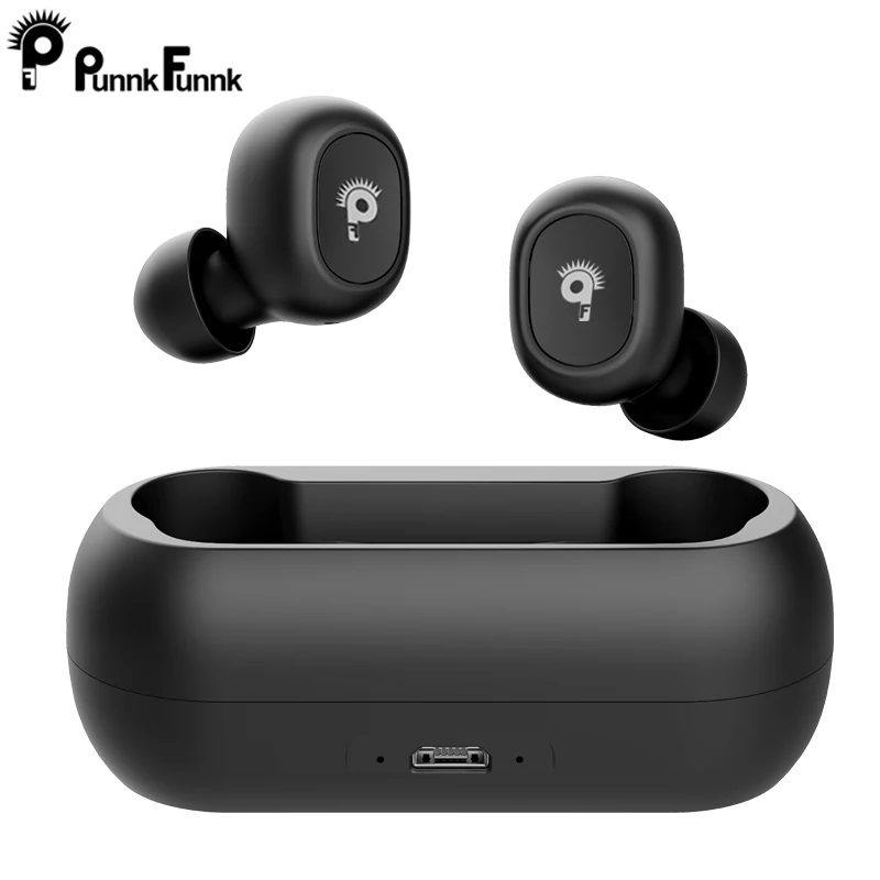 Headset Bluetooth Earbuds Mini Noise Cancellation Tws Wireless Bass Dual-Mic Stereo In Ear