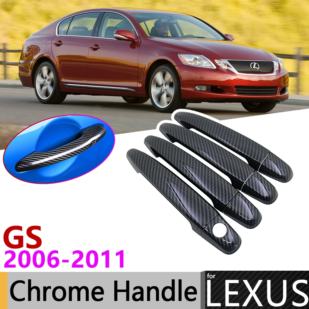 Чехол для дверной ручки Lexus GS S190 2006 ~ 2011 2007 2008 2009 2010|Наклейки на автомобиль| |