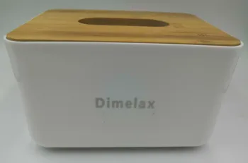 

Dimelax Wooden Tissue Box European Style Home Tissue Container Towel Napkin Tissue Holder Case For Office Home Decoration