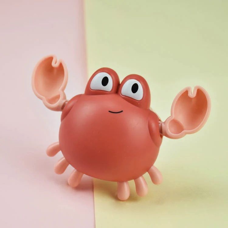 1Pcs Bath Toys Cute Crab Baby Shower Baby Wind Up Swim Play Toy Swimming Pool Accessories Baby Play Beach Water Toys 8