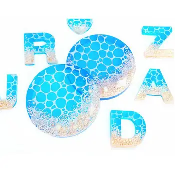 

Water Wave Silicone Molds DIY Ocean Style UV Resin Charms Tools Water Ripple Jewelry Accessories Mold