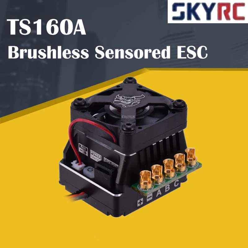 

SKYRC TORO TS160 160A Aluminum Brushless Sensored ESC Support Sensor Sensorless Brushless Motor For 1/10 1/8 RC Car