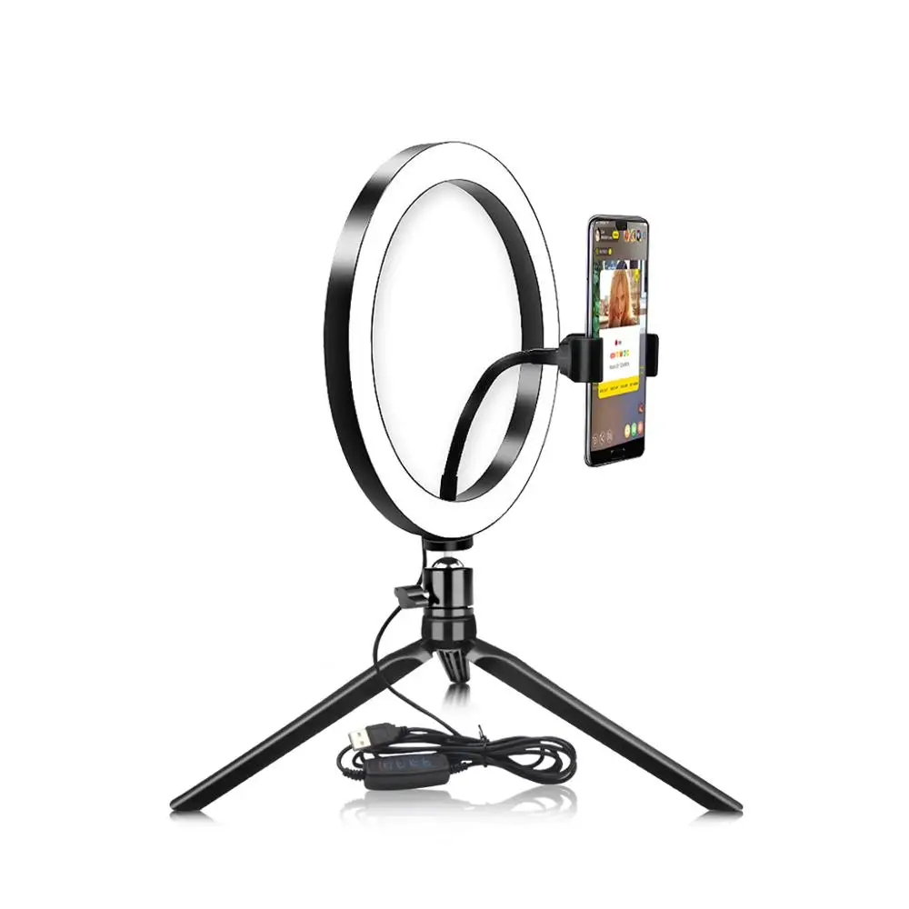 

vanity table mirror Light USB LED Selfie Ring Light For Makeup Beauty Bedside Dressing Desk Lamp Dimmable LED Studio Ring Light