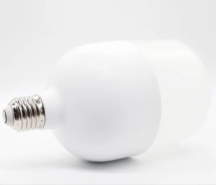 Светодиодный светильник E27 5 Вт 10 Вт 15 Вт 20 Вт 30 Вт 50 Вт белый светильник 85-220 В энергосберегающая и экологически чистая Бытовая пластиковая лампа для рынка
