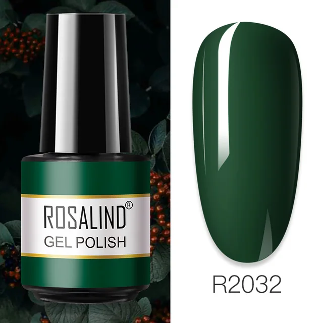 ROSALIND Primer Top Base Coat 7ML Gel Nail Polish For Manicure Long Lasting Nail Art Salon Gel Varnish UV LED Color Gel Polish RAR2032