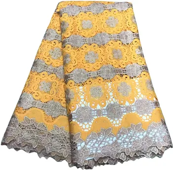 

guipure lace fabric nigerian lace fabrics water soluble african cord lace fabric 5yards african lace fabric for dress ZQ-A141