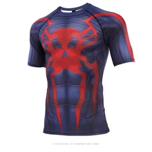 Spider-Man New Fashion 3D Compression Shirt Printed T shirts Men Compression Shirt Cosplay Quick-drying clothes For Gyms