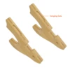 2/Set Bamboo Sword Display Rack Wood Finish Sword Hook Wall Mount Samurai Sword Hanger for Katana Wakizashi Tanto Genji 3
