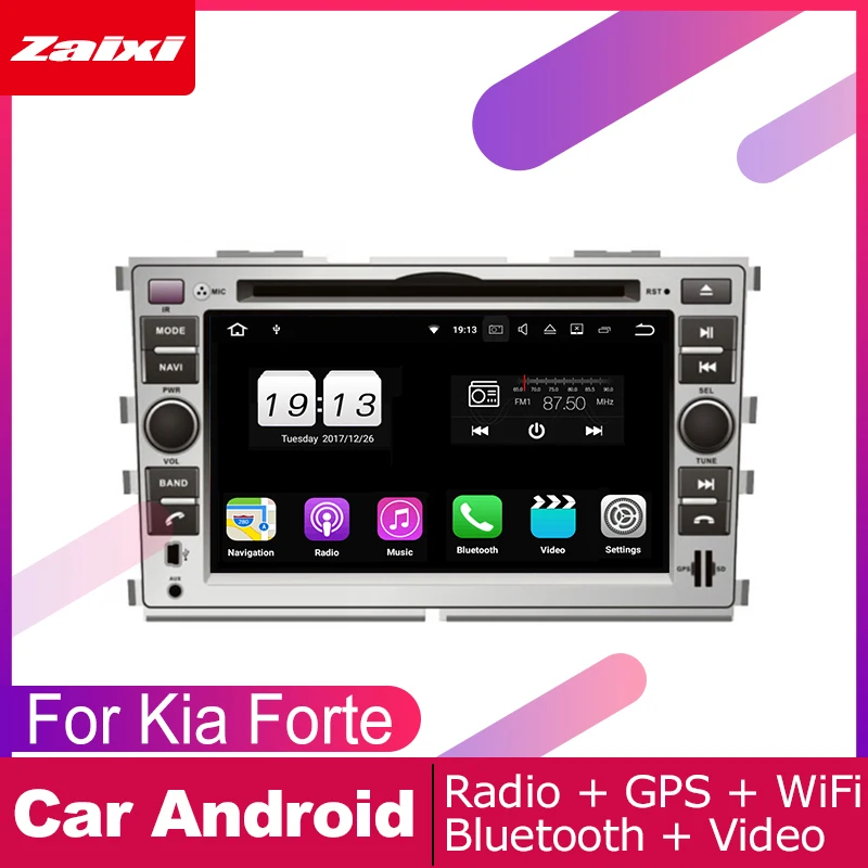 ZaiXi для Kia Forte 2008 ~ 2012 автомобильный Android мультимедийная система 2 DIN Авто DVD плеер GPS