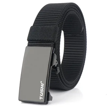 

Fasion Men Belt Nylon Belts for men Automatic Buckle Canvas Belt High Quality Designer belts ceinture homme Mens Belt Adjustable