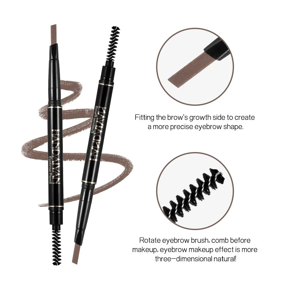Eyebrow Pen Waterproof Makeup Eye Brow Tattoo Pencil Enhancer Cream Long Lasting Natural Eyebrow Pen With Brushes Cosmetics Eyebrow Pen Waterproof Makeup Eye Brow Tattoo Pencil Enhancer Cream Long Lasting Natural Eyebrow Pen With Brushes Cosmetics