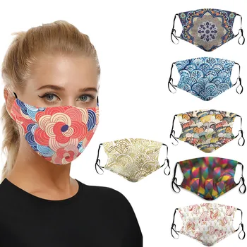 

1pc Mouth Masks for Dust Protection Face Mask Washable Earloop Mask reusable cotton mask washable nursing Muffle respirator mask