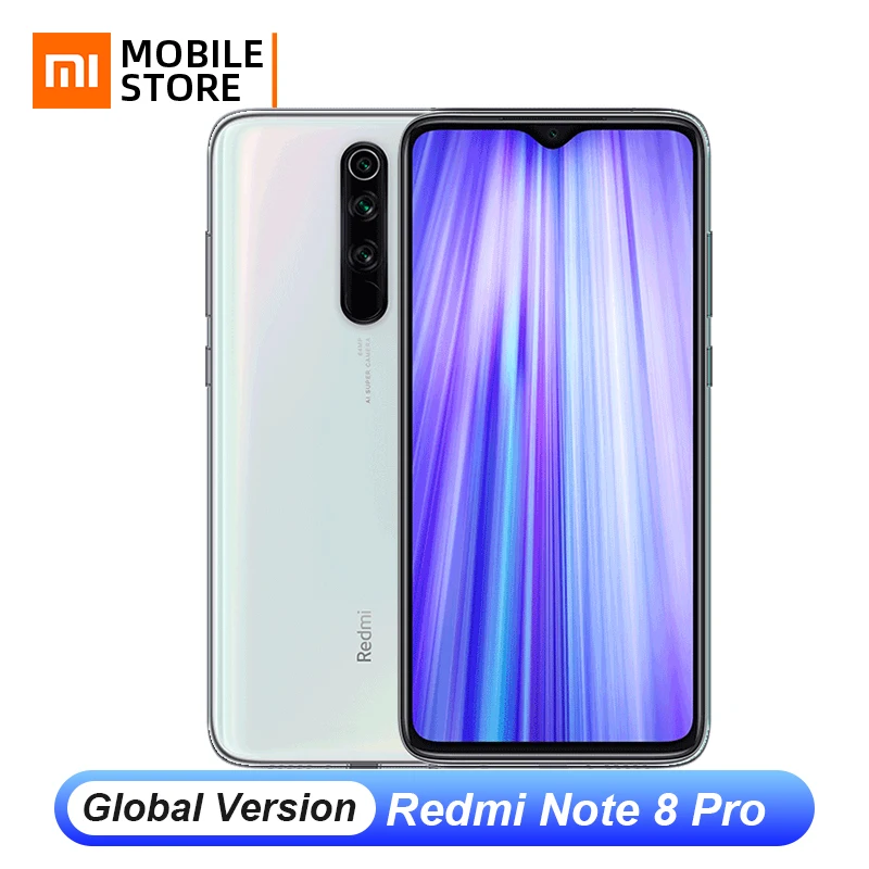 Глобальная версия Xiaomi Redmi Note 8 Pro 6 ГБ 128 Гб 64 мп четырехъядерный смартфон Helio G90T 6,5" FHD экран 4500 мАч UFS 2,1 NFC