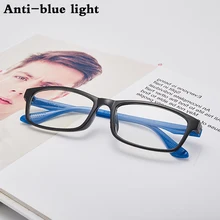 Очки для чтения для женщин и мужчин из смолы HD очки для пресбиопии Анти-усталость и Анти-усталость Ретро ультра-легкие и анти-голубые зажигалки