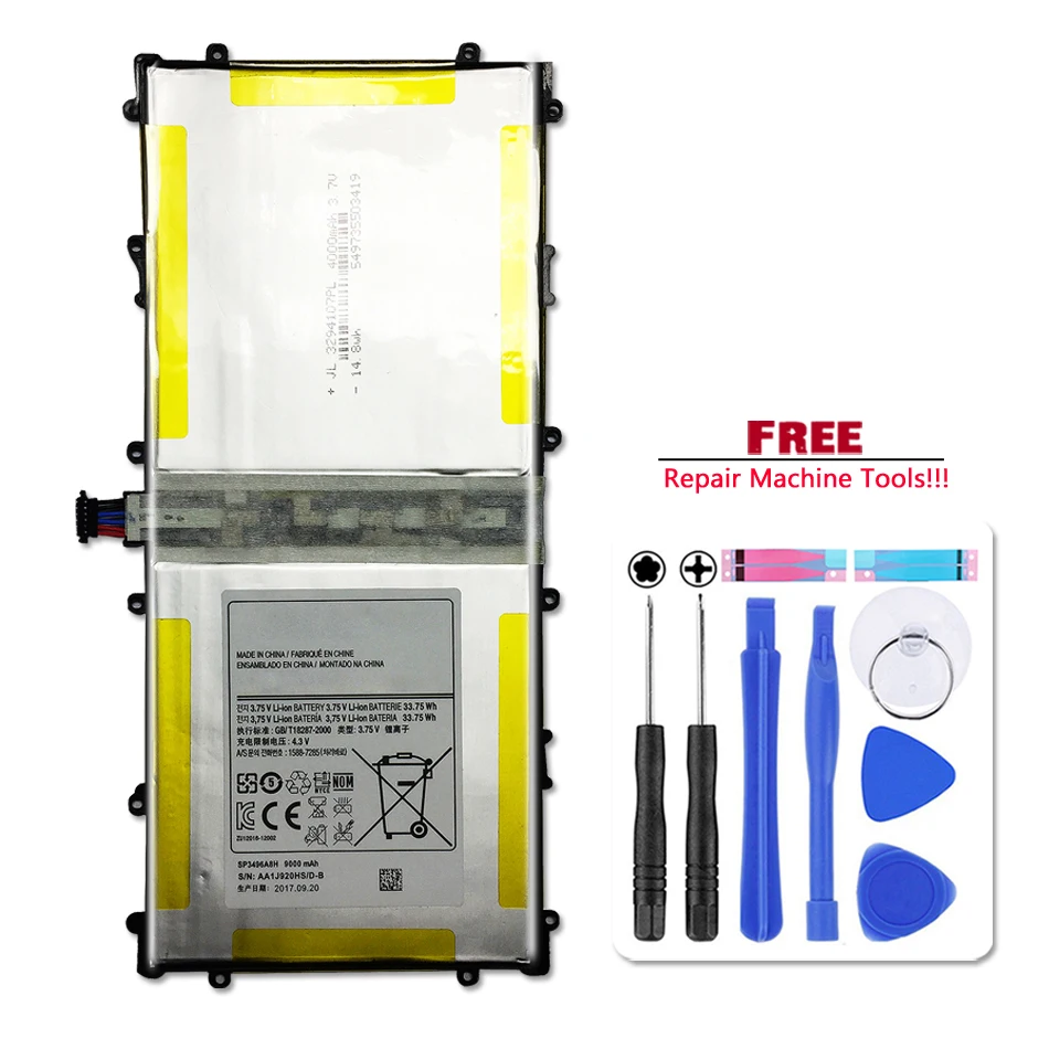 Для Samsung Galaxy Tab 2 3 4 S S2 S3 7 0 8 9 10 1/Google Nexus GT P8110 Edition SM 530 T535 T705 T801 T805 T537|Аккумуляторы для