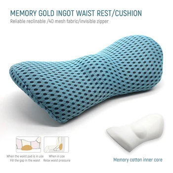 

4D Mesh Bed Sleeping Lumbar Support Pillow For Side Sleepers Pregnancy Relieve Hip Tailbone Pain Sciatica Chair Car Back Cushion