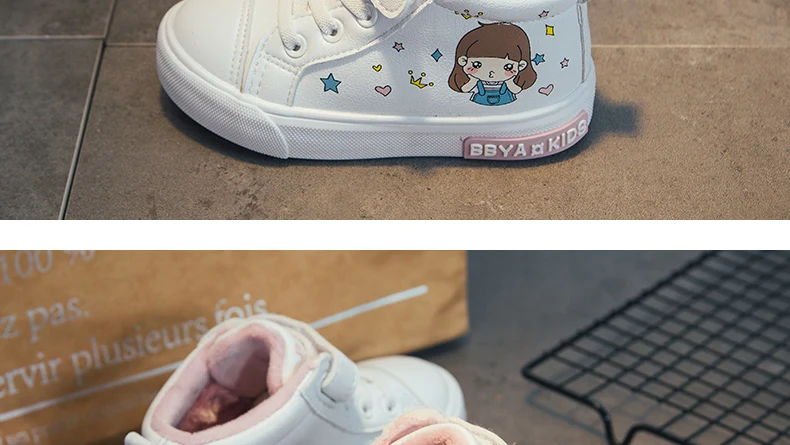 Babaya/детские ботинки для девочек; детская обувь для мальчиков; Новинка года; зимняя обувь для детей; зимние хлопковые ботинки для девочек; бархатные Утепленные ботинки