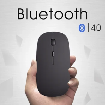 

New Rechargeable Bluetooth Wireless Mouse for Dell Acer Hp Asus Computer Mouse for Mac/Win10 Optical Silent Click Mice
