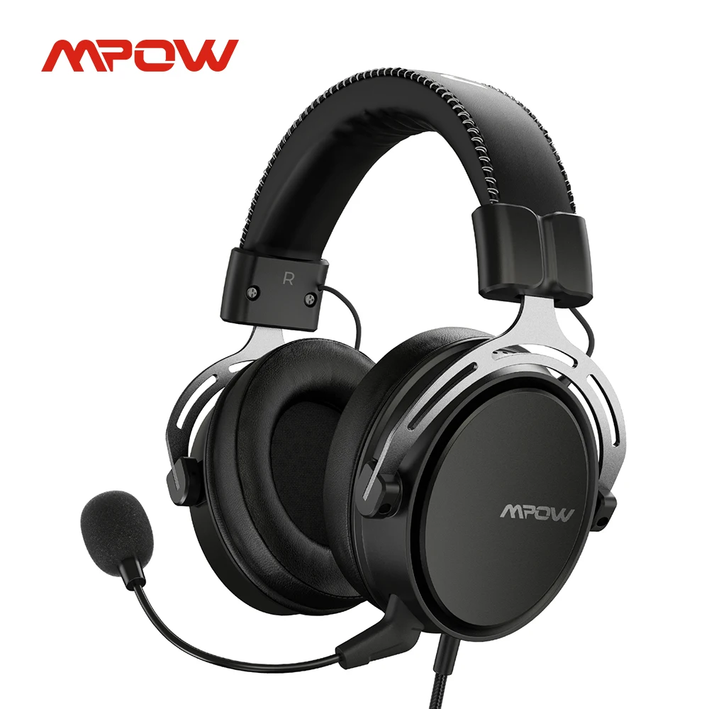 Mpow Air SE PS4 Gaming Headset Surround Sound Wired Headphones with Detachable Noise Cancelling Mic for PC Gamer Xbox One Switch
Mpow Air SE PS4 Gaming Headset Surround Sound Wired Headphones with Detachable Noise Cancelling Mic for PC Gamer Xbox One Switch