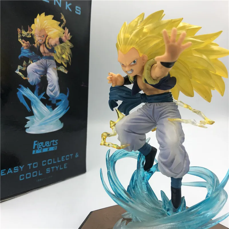 Dragon Ball Z Gotenks Super Saiyan 3 Limited power Ver. ПВХ фигурка DBZ Son Goten trunks figuation Com модель игрушки 16 см|