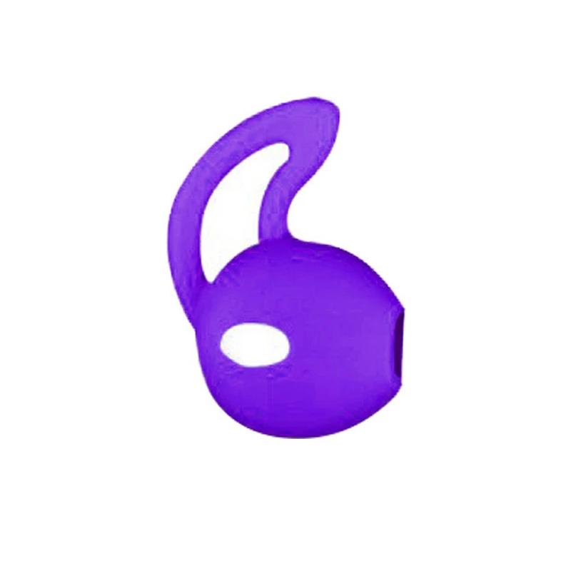 1 x Purple Left Многоцветная дополнительная Силиконовая Защитная крышка Беспроводная bluetooth-гарнитура Анти-потери наушники для Apple Airpods аксессуары - Цвет: 1 x Purple Left