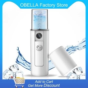 

Face Steamer Portable Nano Face Sprayer Humidifier Mist Atomization Moisturizing Sprayer USB Charging Maquina de Facial steamer
