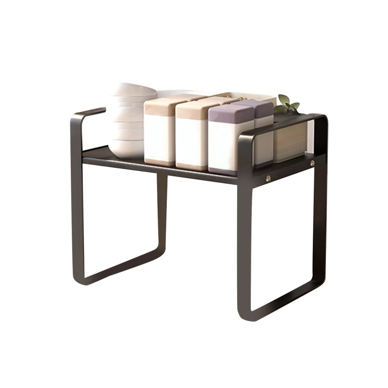 

Storage Holders Countertop Organizer Kitchen Shelf Storage Rack Organizer Kitchen Bathroom Multi-function Shelf Carbon Steel