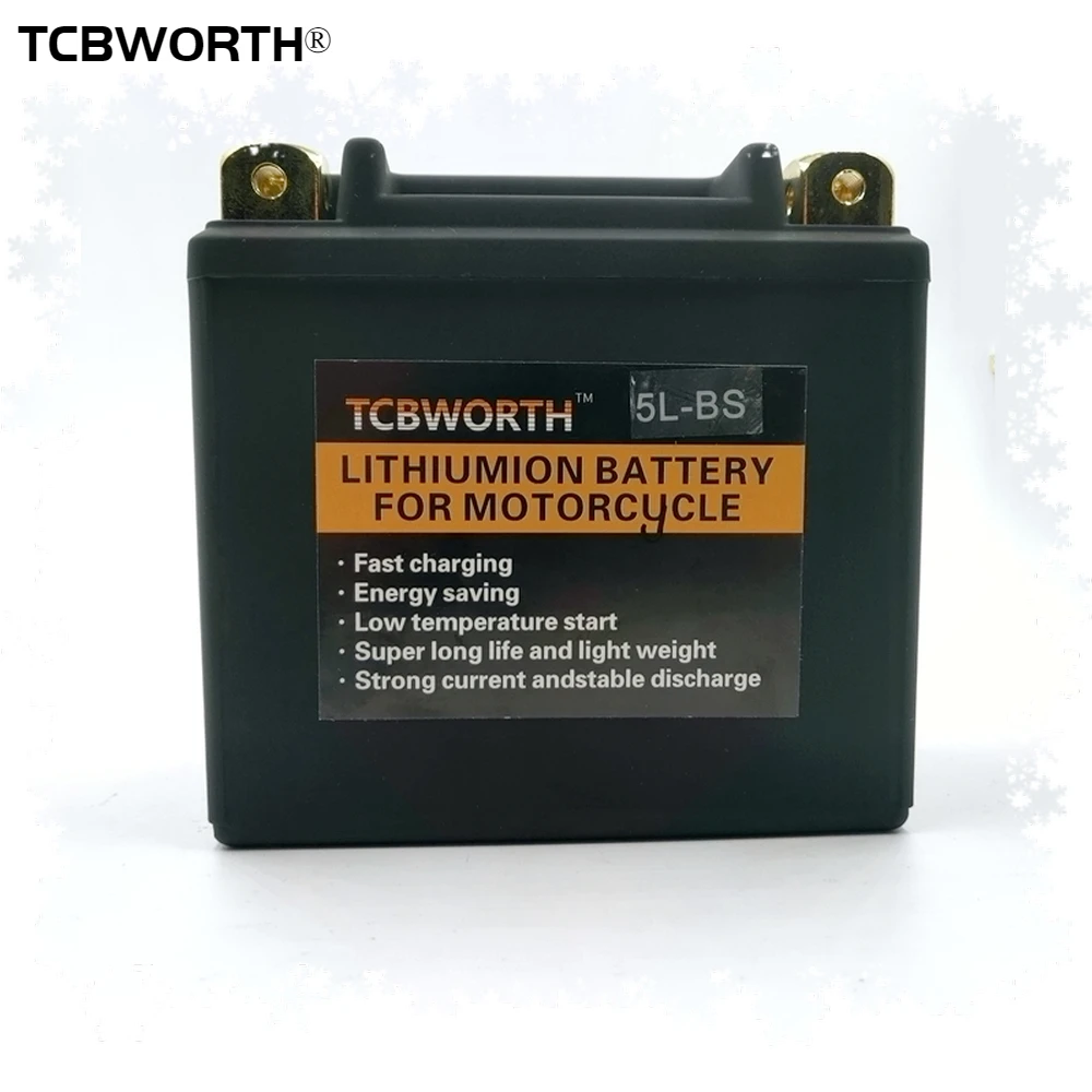 Batería de fosfato de litio para motocicleta, 4L-BS, 5L-BS, 12V, 14AH, 520A, resistente a baja temperatura, con energía de arranque de Motor impermeable ► Foto 2/6