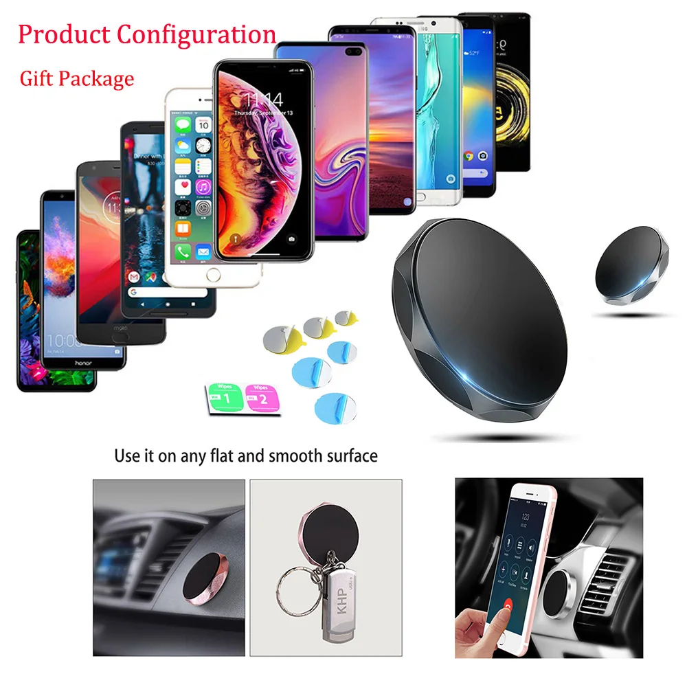 Магнитная подставка для телефона forApple Huawei Xiaomi универсальная настенная приборной