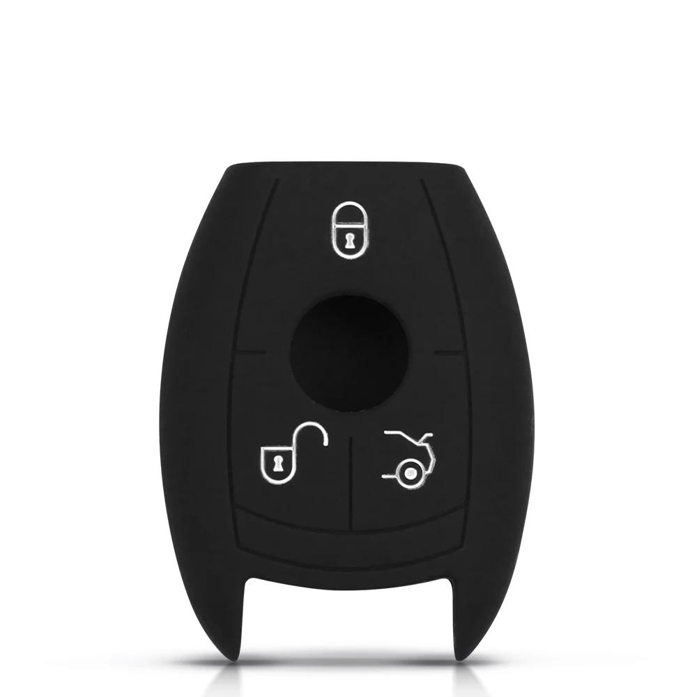 Cover in silicone chiave telecomando per Mercedes Benz C CL CLK E G GL M S SLK Class W203 W204 W210 W211 - H7516a4310fd64f819a02c1ca20f026eaU