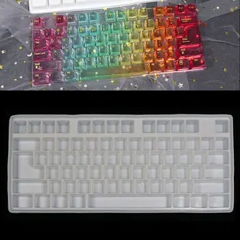 

DIY Computer Keyboard Shape Silicone Mold Natural Handmade Soap Chocolate Candy Mould Craft Resin Clay Decorating Tools