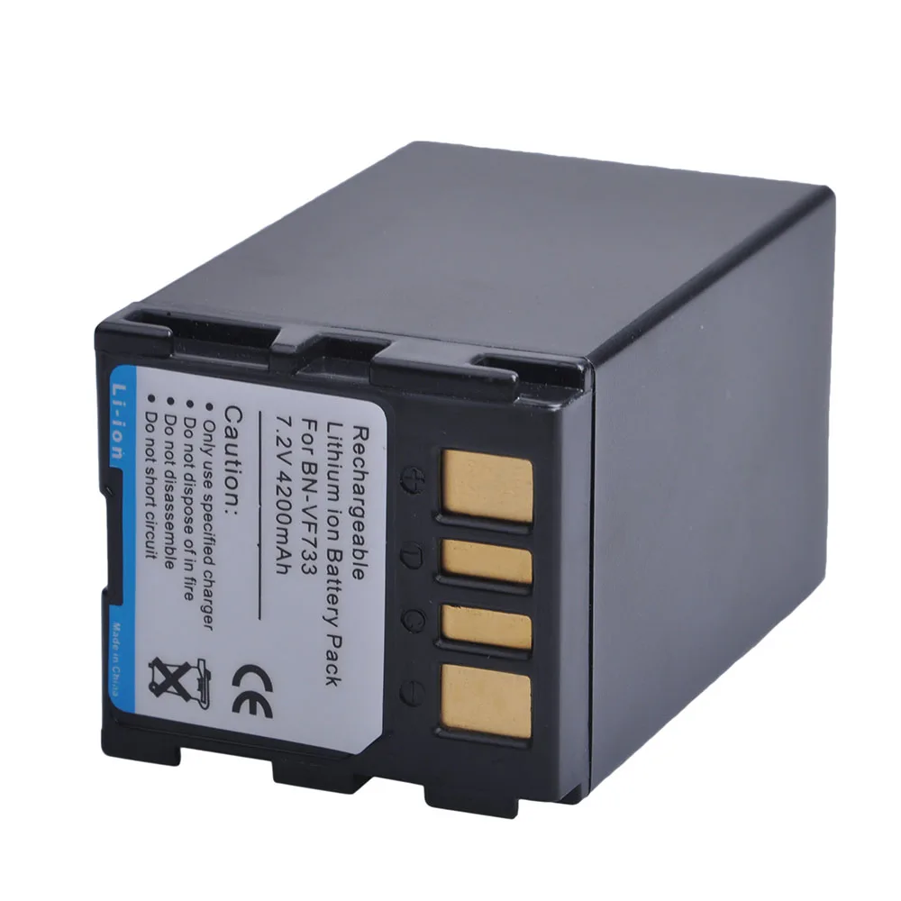 4200 мАч BN VF733 VF733U батарея для JVC VF707 VF714 GR D645 D650 DF450 DF470 DF570|Цифровые аккумуляторы| |