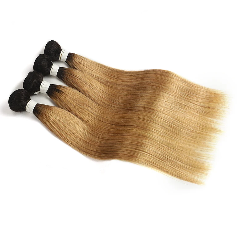 linha reta ombre cabelo tecer pacotes 8-26