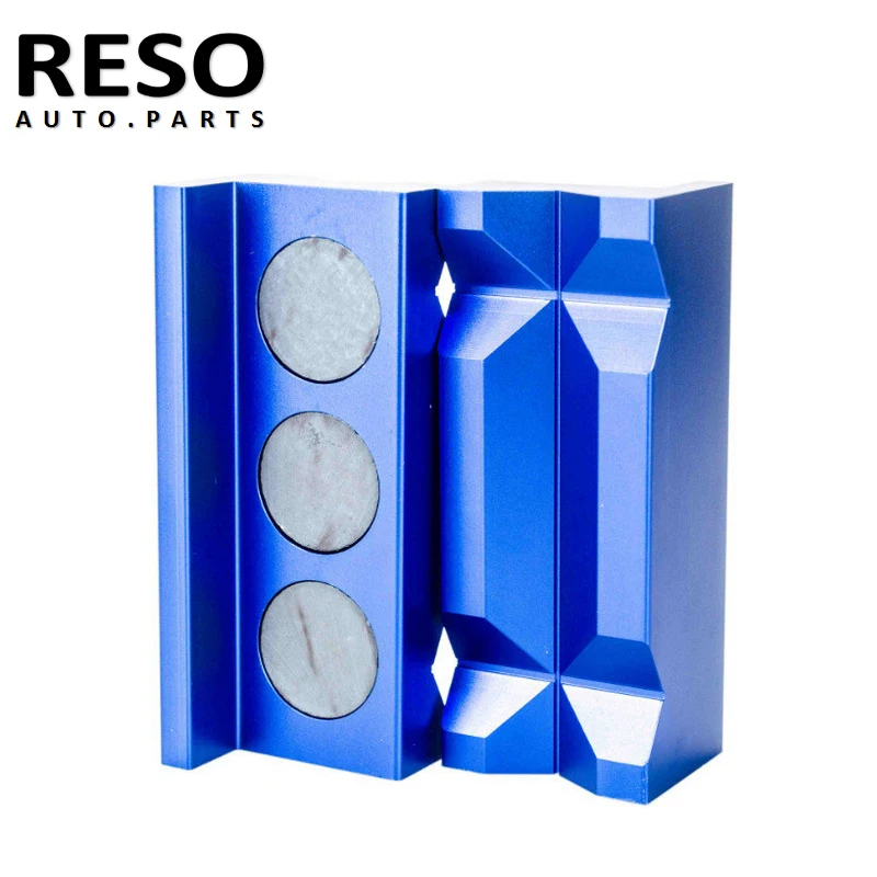 RESO алюминиевые тиски Защитные вставки для фитинга Длина адаптера 4 дюйма 100 мм с