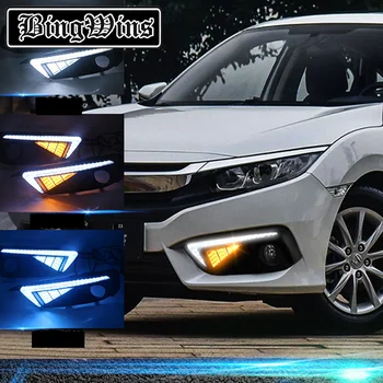 

Car style For Honda Civic 2016-2020 modified LED daytime running light, streamer turn to daytime running light, fog light