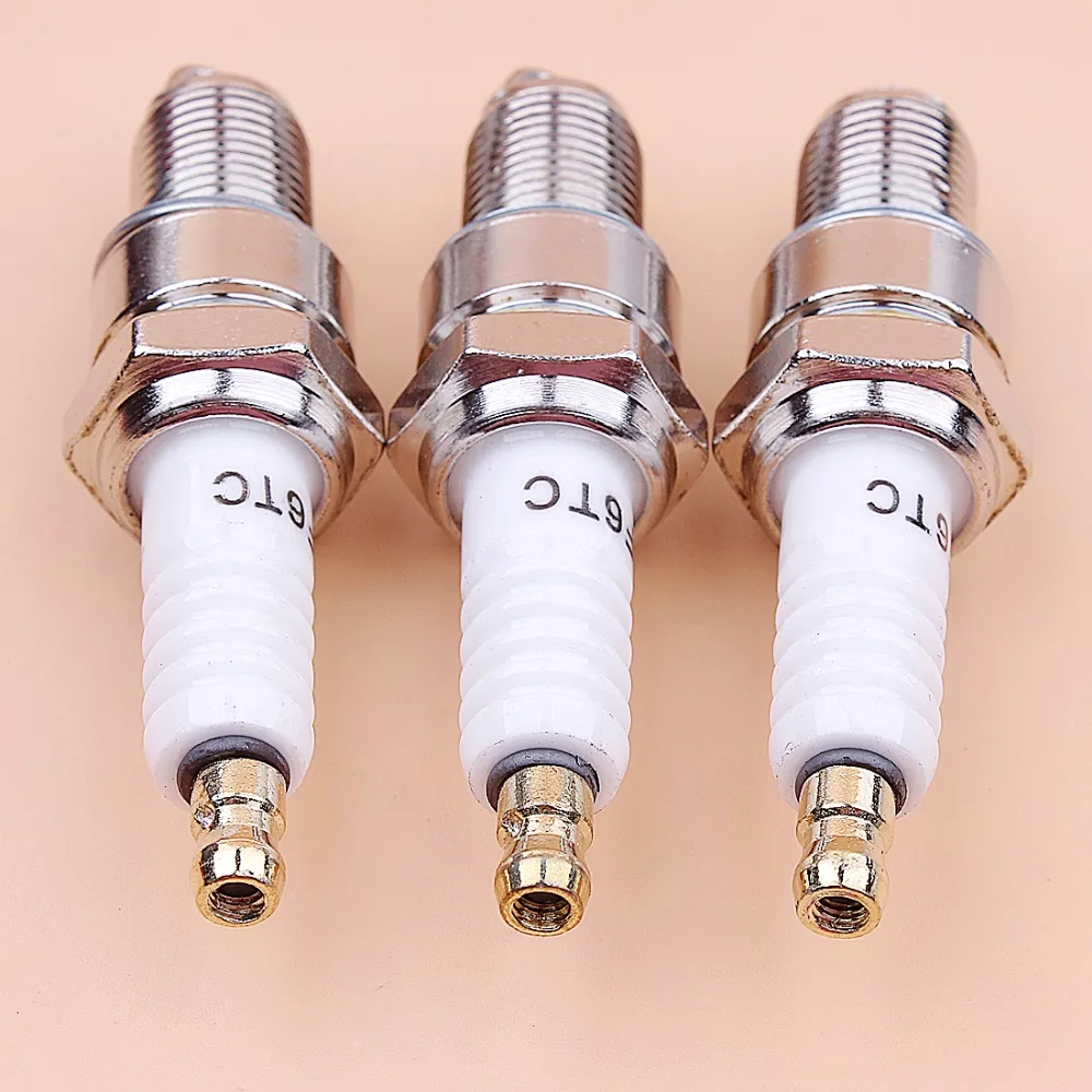 3 шт./лот свечи зажигания для Honda GX160 GX200 GX240 GX270 GX340 GX390 168F 170F 188F 190F 4 тактный бензиновый двигатель части