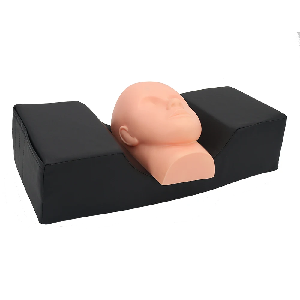 NATUHANA Matte Black Memory Foam Pillow Grafting Eyelash Pillow Beauty Pillow Lash Eyelash Extension Pillow Makeup Tool NATUHANA Matte Black Memory Foam Pillow Grafting Eyelash Pillow Beauty Pillow Lash Eyelash Extension Pillow Makeup Tool