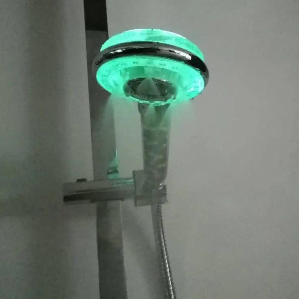 

SDS-A29 Stylish Portable ABS Colorful Self-discoloration Led Colorful Shower LED Nozzle Hotel LED Shower Head