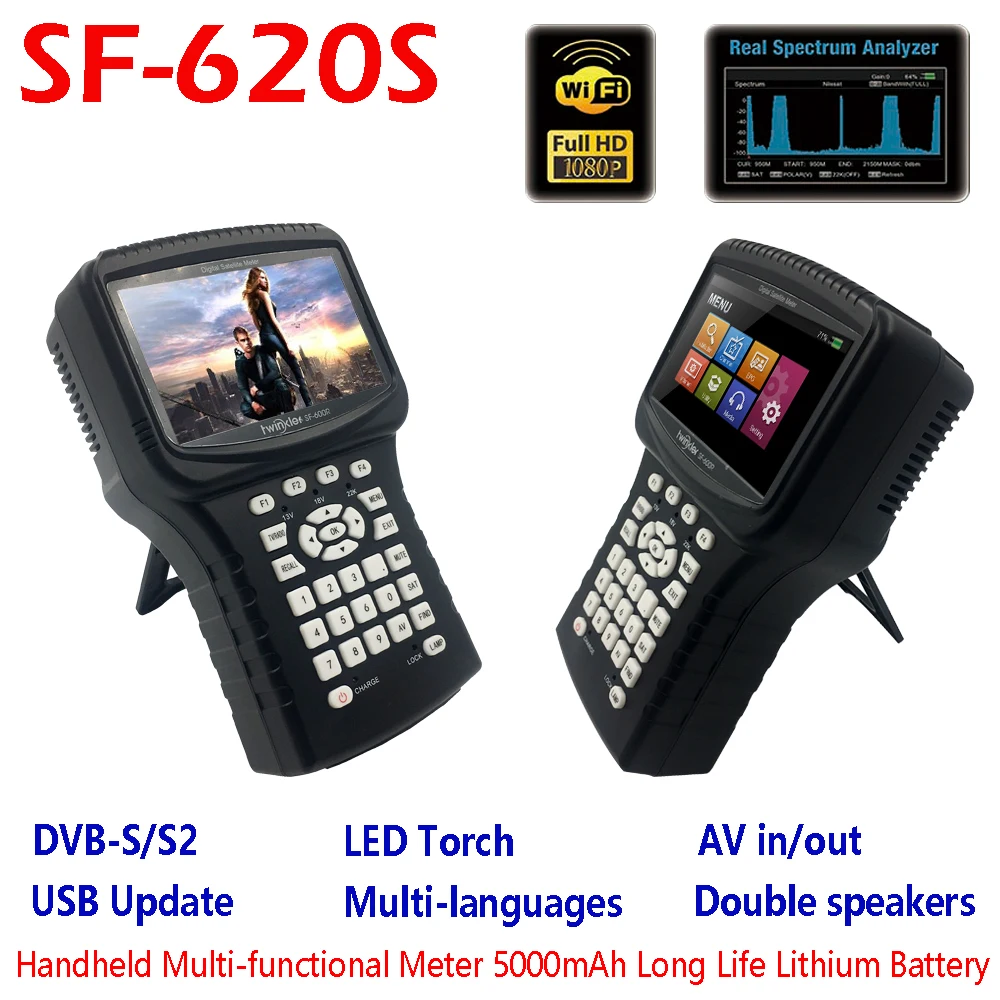 HD спутниковый Finder Twinkler SF 620S с 4 3 дюймовым экраном Поддержка спектрального