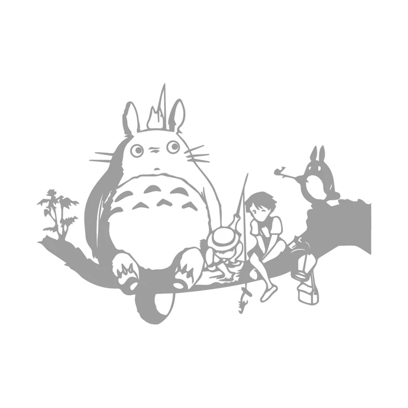 Totoro Wall Stencil