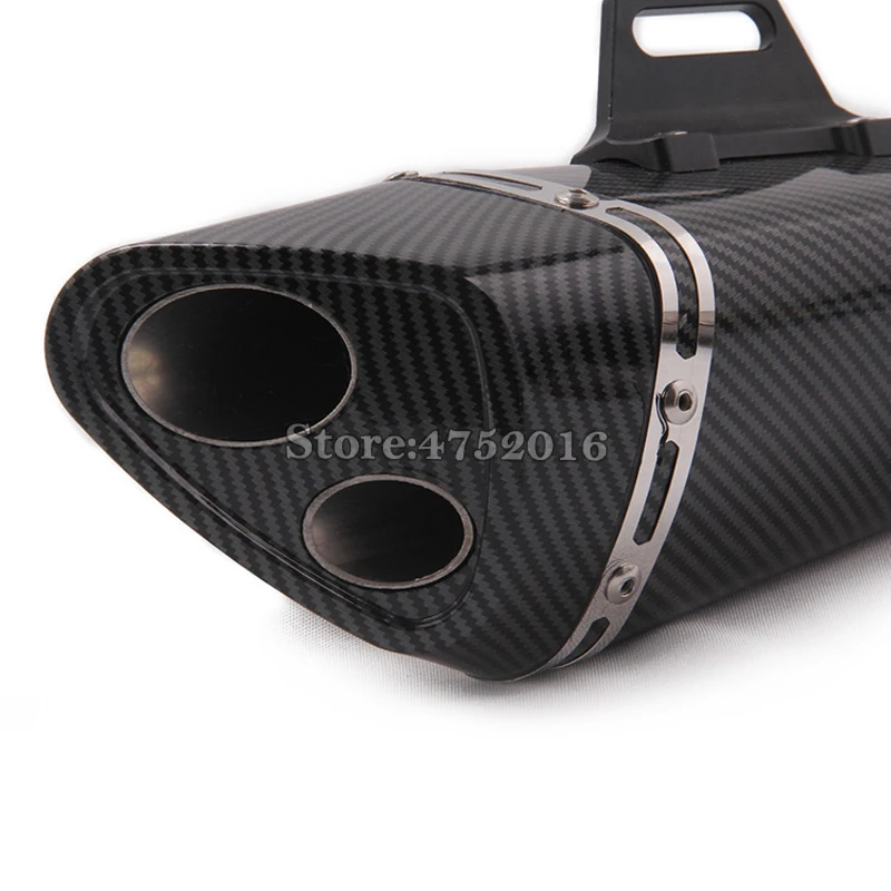 51mm universal motocicleta tubo de escape yoshimura