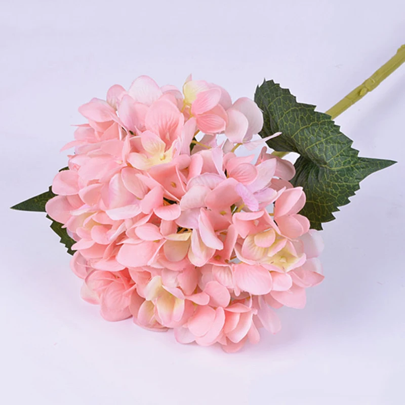 47cm Bunch Artificial Crepe Plastic Flower Hydrangea Wedding Home Decor UK