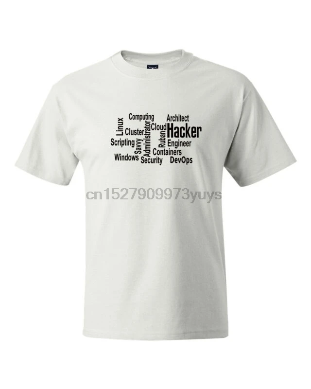 Linux облачные вычисления сервер безопасности взлома сети DevOp Geek рубашки | Мужская