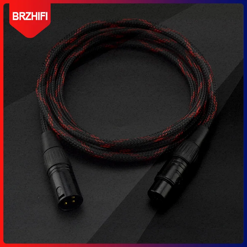 A034 1 шт. HIFI 3 Pin XLR к папа Memale аудио кабель/Canare кабель для усилителя DAC AMP / DIY 0 5 M